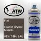 Preview: Fiat, Granite Crystal Metallic, 095 / 099 / LAU: 400ml Sprühdose, von ATW Autoteile West.